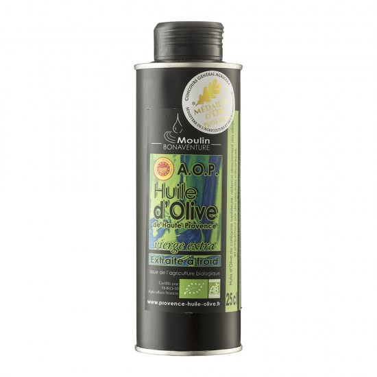 Moulin Bonaventure  AOP Provence - økologisk ekstra jomfru olivenolie - 500ml